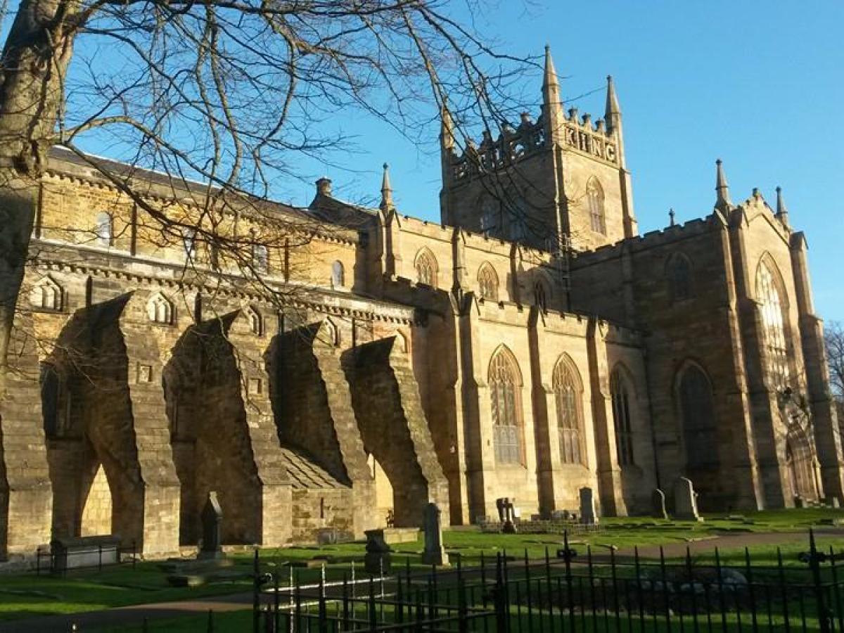 a castle on top of a building