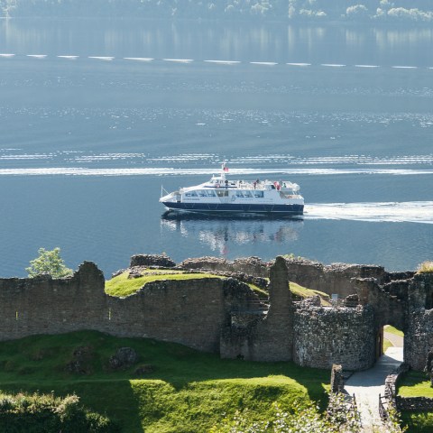 a large ship in a body of water