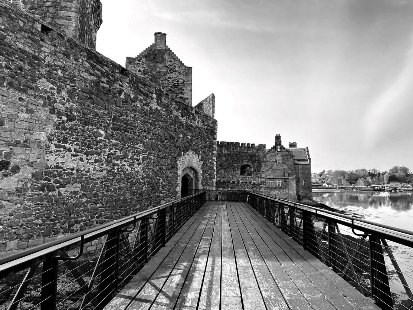 a close up of a bridge