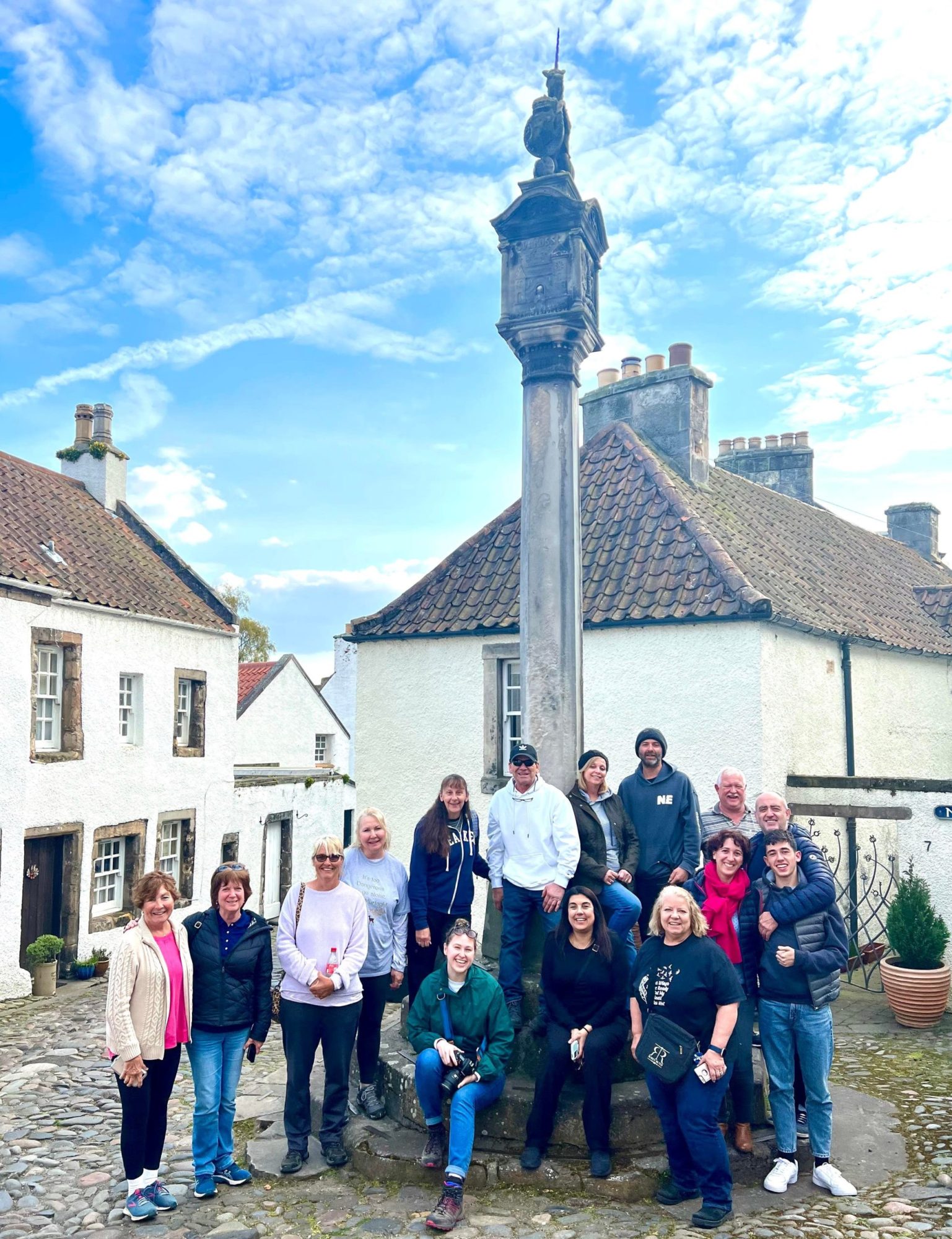 OUtlander tour Rob Hall 1 a group of people standing in front of a building