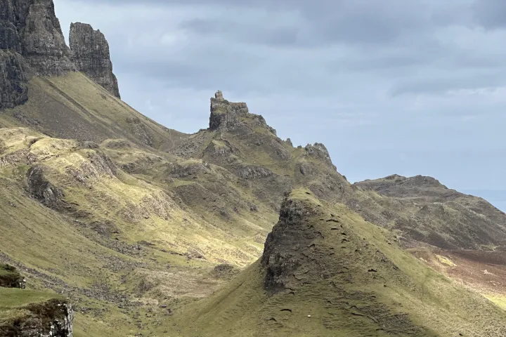 a close up of a hillside