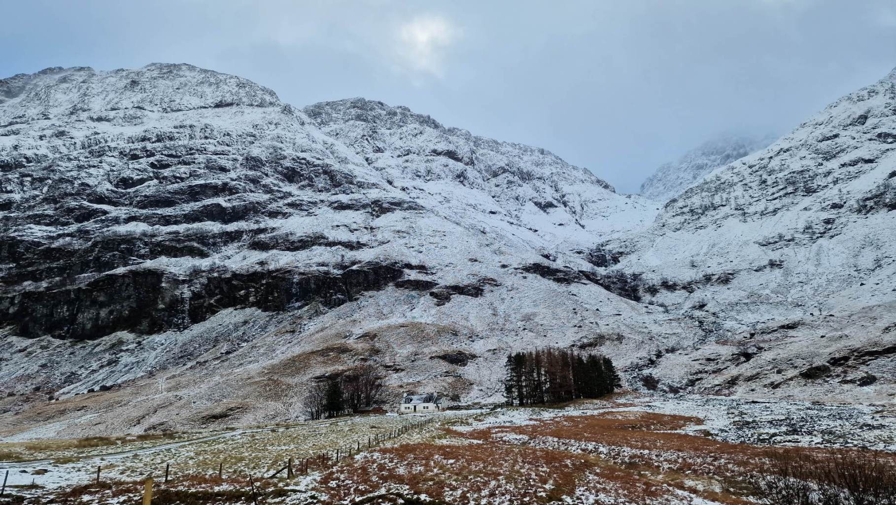 a snow covered mountain