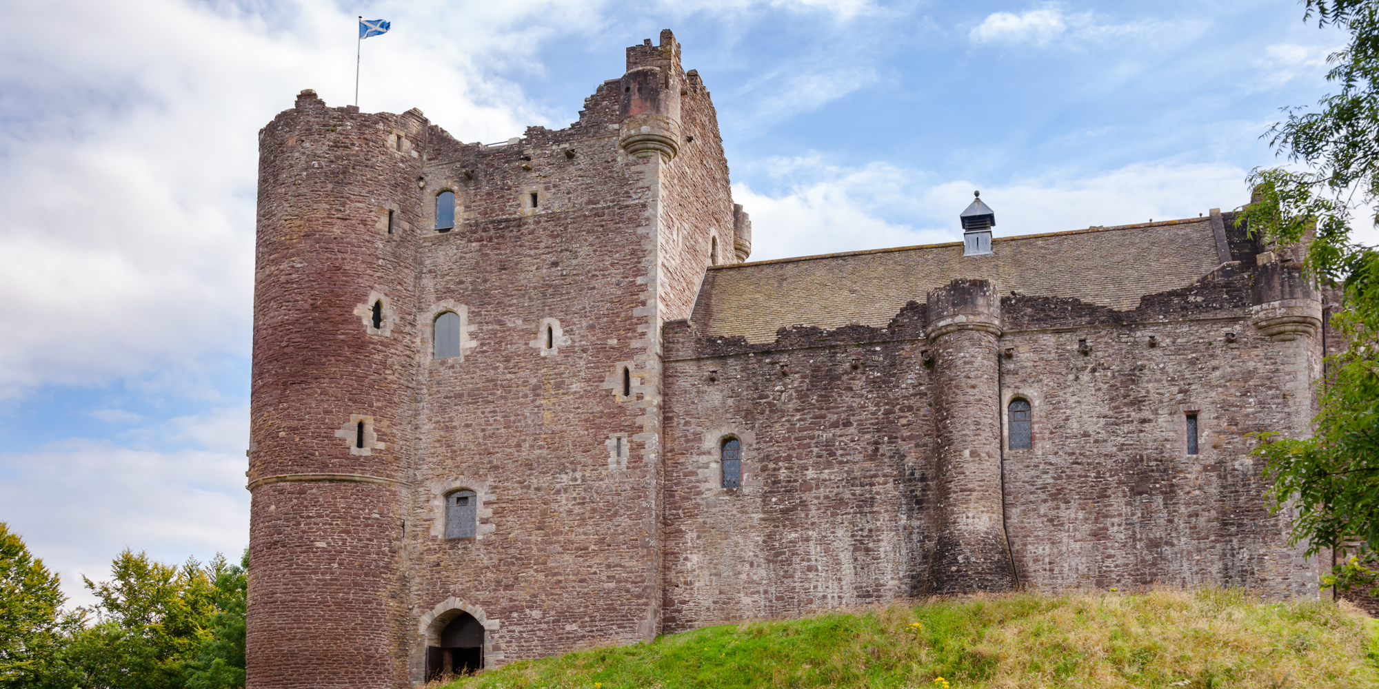 Doune Castle, used as a filming location in Outlander, it was Castle Leoch.
